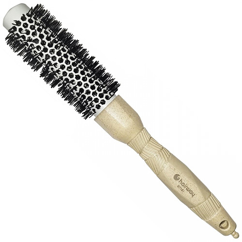 Hairway Brosse Thermique Organica avec Pointe de Séparation Beige Ø 25/41 mm