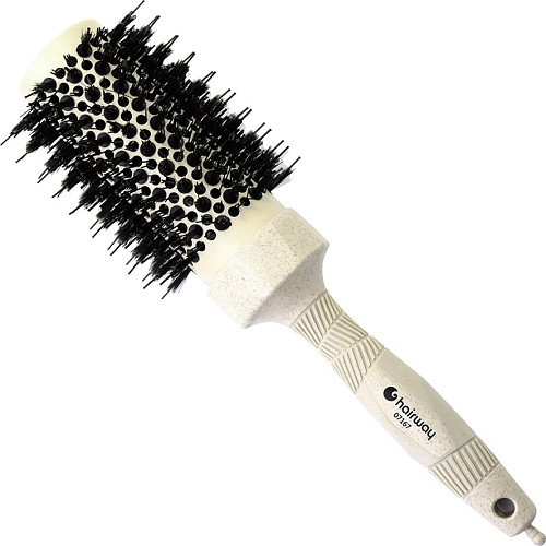 Hairway Brosse Thermique Organica Avec des Poils de Sanglier Beige Ø 44/84 mm